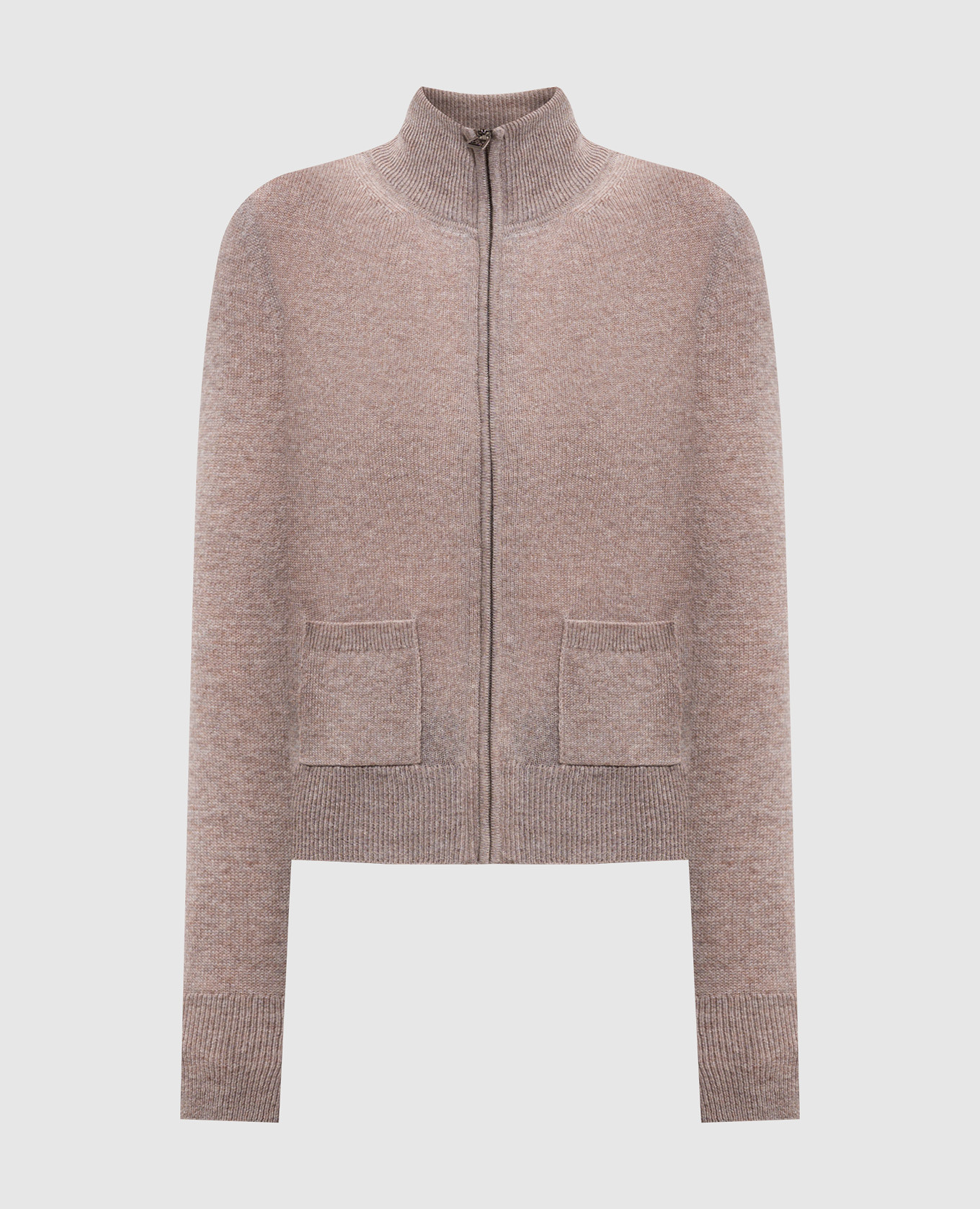 

Brown cashmere cardigan Ermanno Scervino