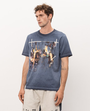 Off-White Narciso blue t-shirt 44MAA16MF26J00K