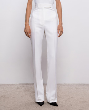 Tom Ford Ivory wool trousers PAW705FAX1667