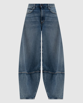 AGOLDE Blue jeans with a worn effect A3311604