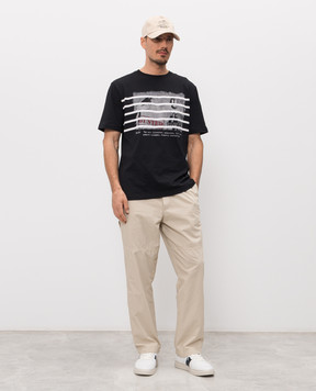 Iceberg Black T-shirt with Looney Tunes print F0246325