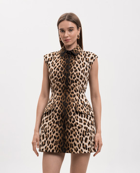 Max Mara Sportmax SPXLONZA leopard print dress SPXLONZA