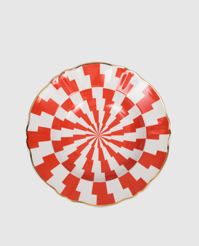 Bitossi Home Porcelain soup plate Lightning ABR00044