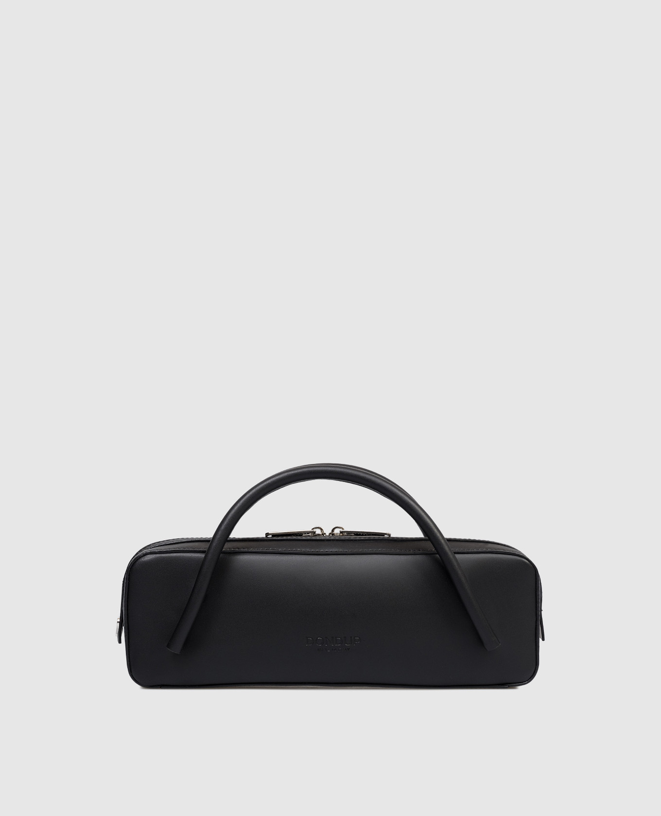 

Black leather baguette bag Dondup