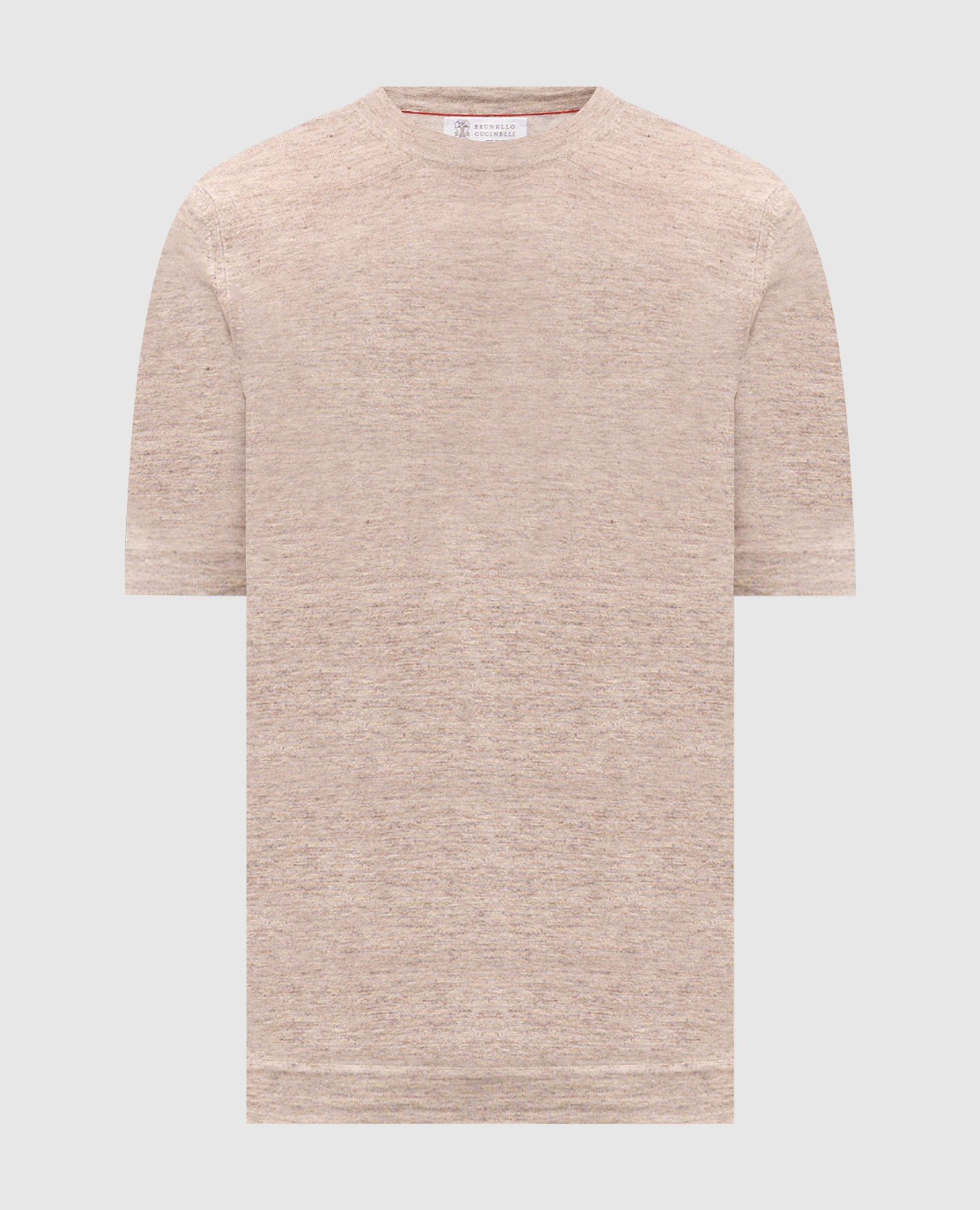 Beige linen t-shirt