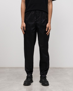Alexander McQueen Black printed sweatpants 842998QRACA