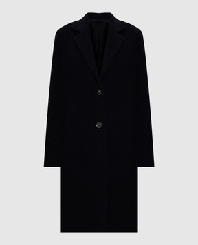 Peserico Black coat with wool and cashmere S20174E03195