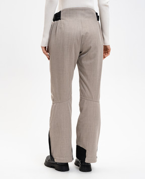 MooRER Beige MARCORA wool ski pants MARCORAMQ