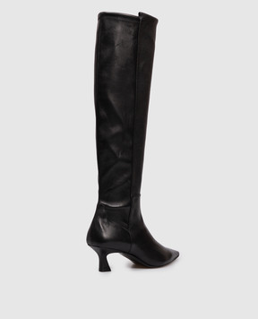 Stuart Weitzman Black leather boots VINNIE SM444