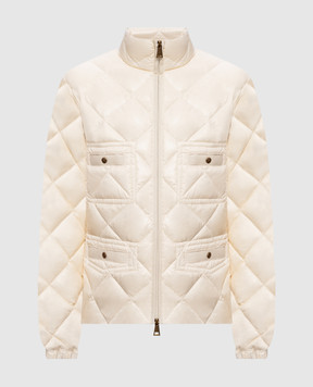 Moncler Lavaret ivory down jacket L20931A00004597Z8