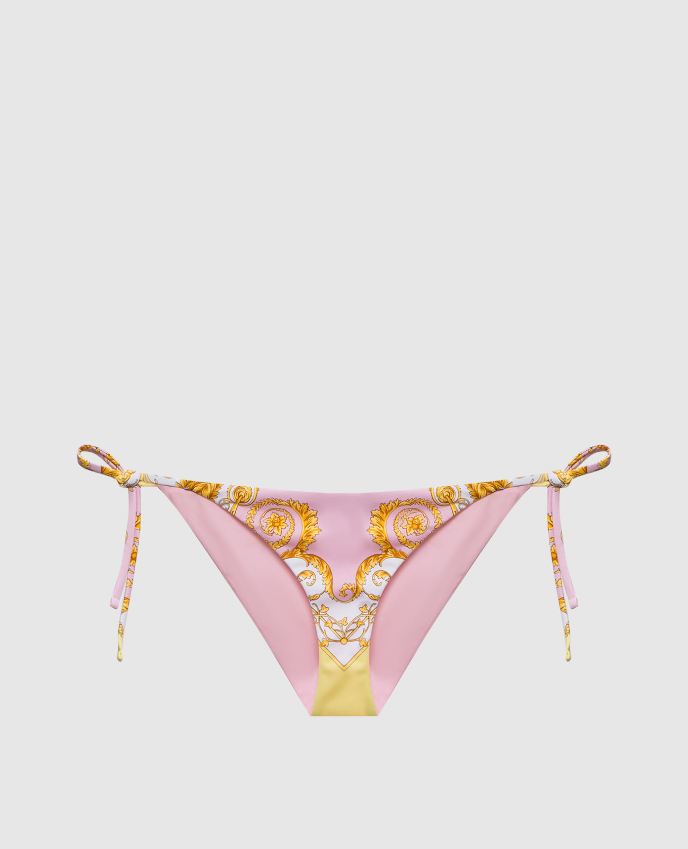 Culotte de maillot de bain rose à imprimé Spring Barocco