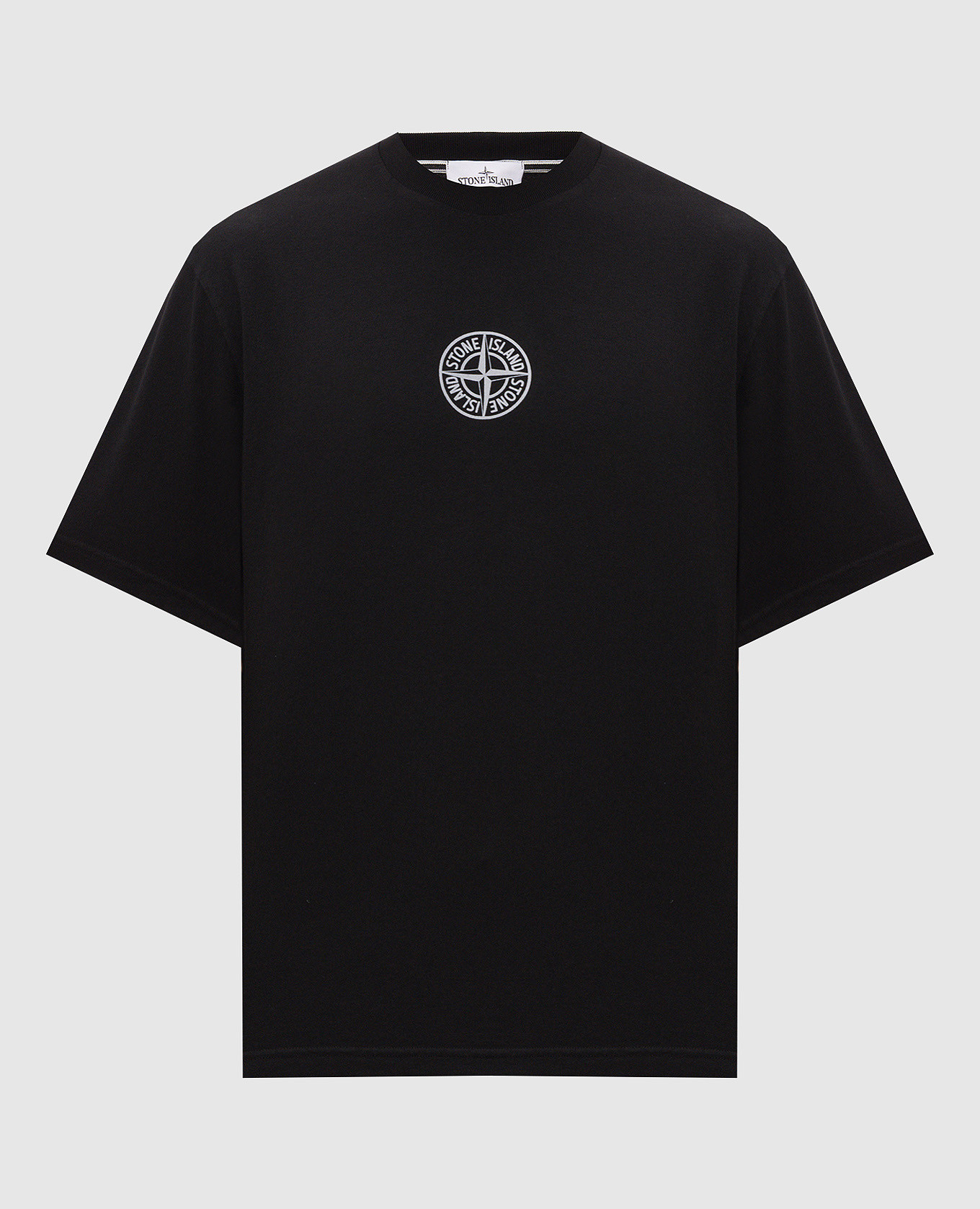 Black T-shirt with Low Infos print