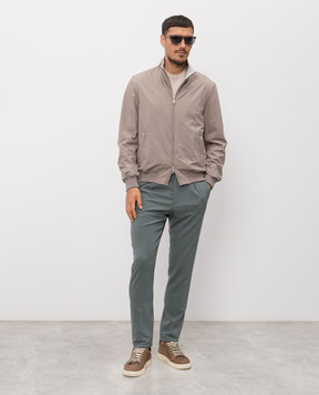 Enrico Mandelli Green wool pants GYM02B6009