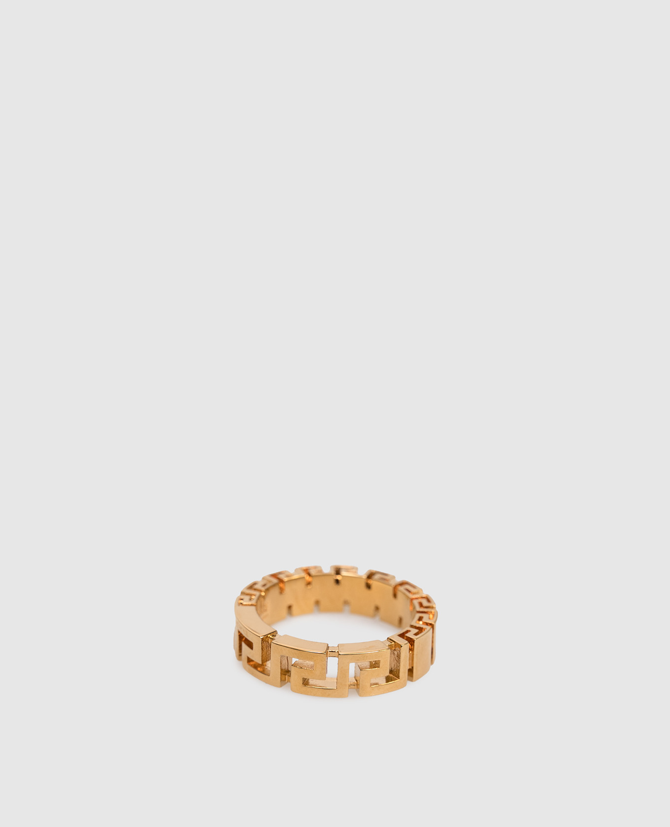 

Greca gold ring Versace, Golden