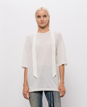 Ann Demeulemeester Agneta white T-shirt with print B0014238FA206