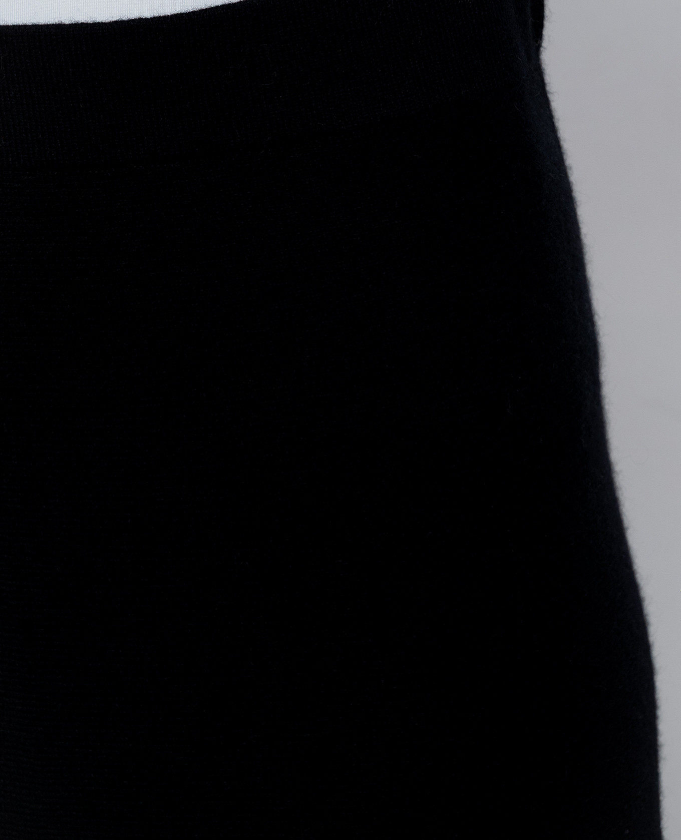 Torie black cashmere midi skirt LISA YANG 5