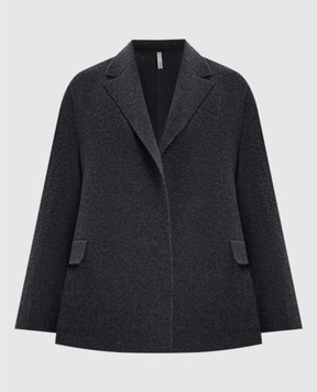 BOBOUTIC Gray jacket with wool and cashmere 5147