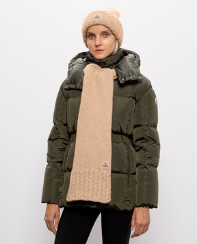 Moncler Beige alpaca wool scarf L20933C00003N0403