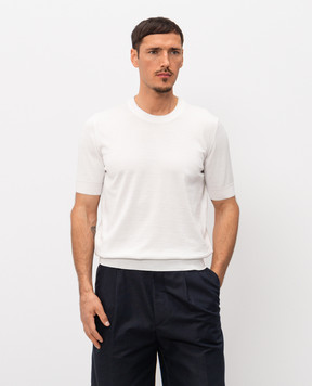 Brunello Cucinelli Ivory cotton T-shirt M29805200