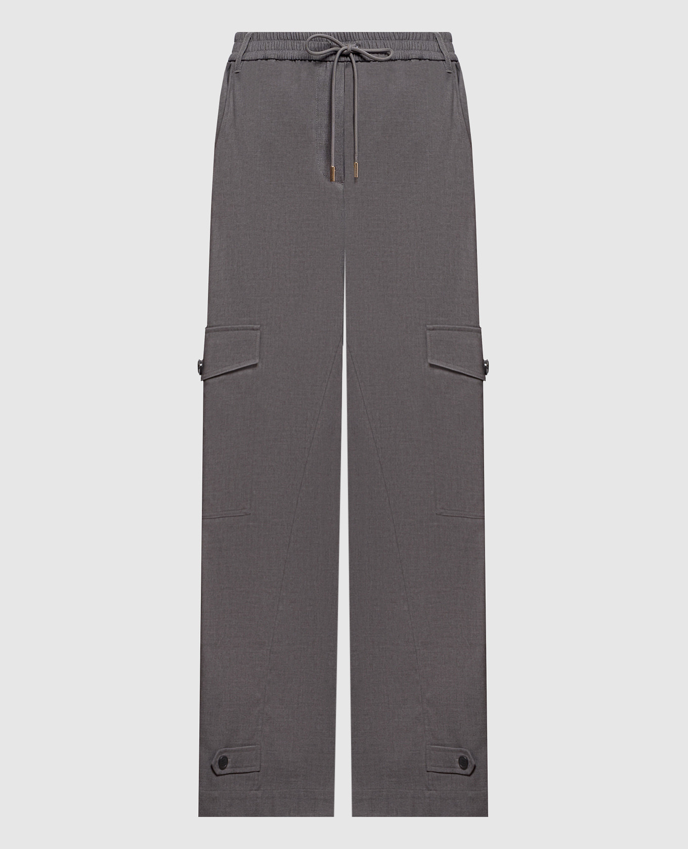 Gray cargo pants