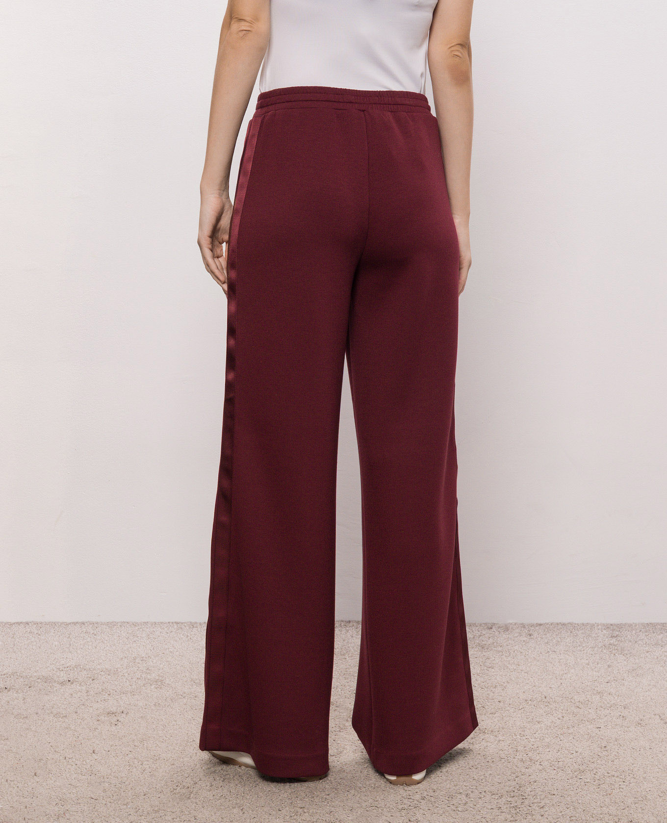 Burgundy sweatpants Twinset 3