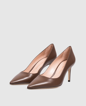 Stuart Weitzman Brown leather shoes STUART POWER SK328