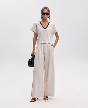 Max Mara Weekend Ivory top with edging WKDCALIFFO