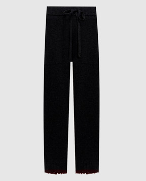 UMA WANG Gray cashmere pants UK7158