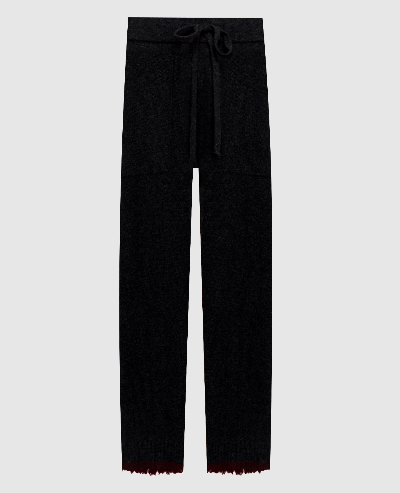 Gray cashmere pants