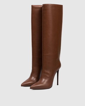 Le Silla Brown EVA leather boots 2100T100R1PPGLO