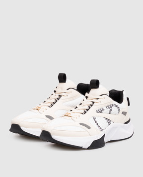 Valentino Ivory sneakers with reflective inserts 9W2S0PU6QAP