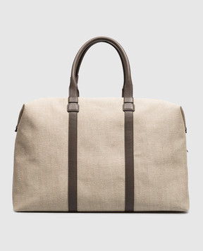 Pini Parma Beige travel bag TRBAGCANVBEI