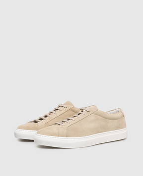 MooRER Beige suede sneakers BOLDINI BOLDINIP5