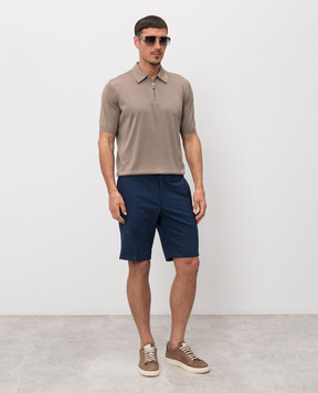 Stefano Ricci Blue wool shorts M1T6100331W0012U