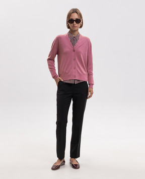 Max Mara Weekend Pink TORRE cardigan made of wool, silk and cashmere WKDTORRE
