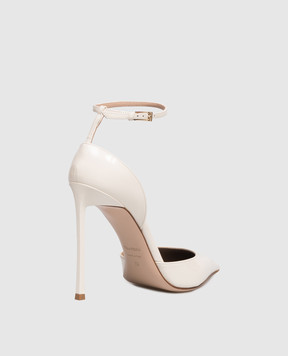Tom Ford Ivory patent leather sandals VERTIGO W3849LCL072P
