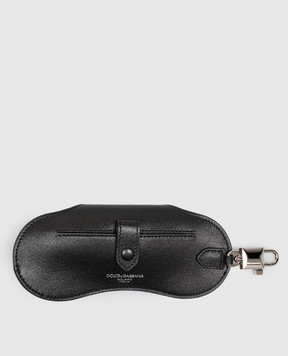 Dolce&Gabbana Black leather glasses case BP3477A3P17
