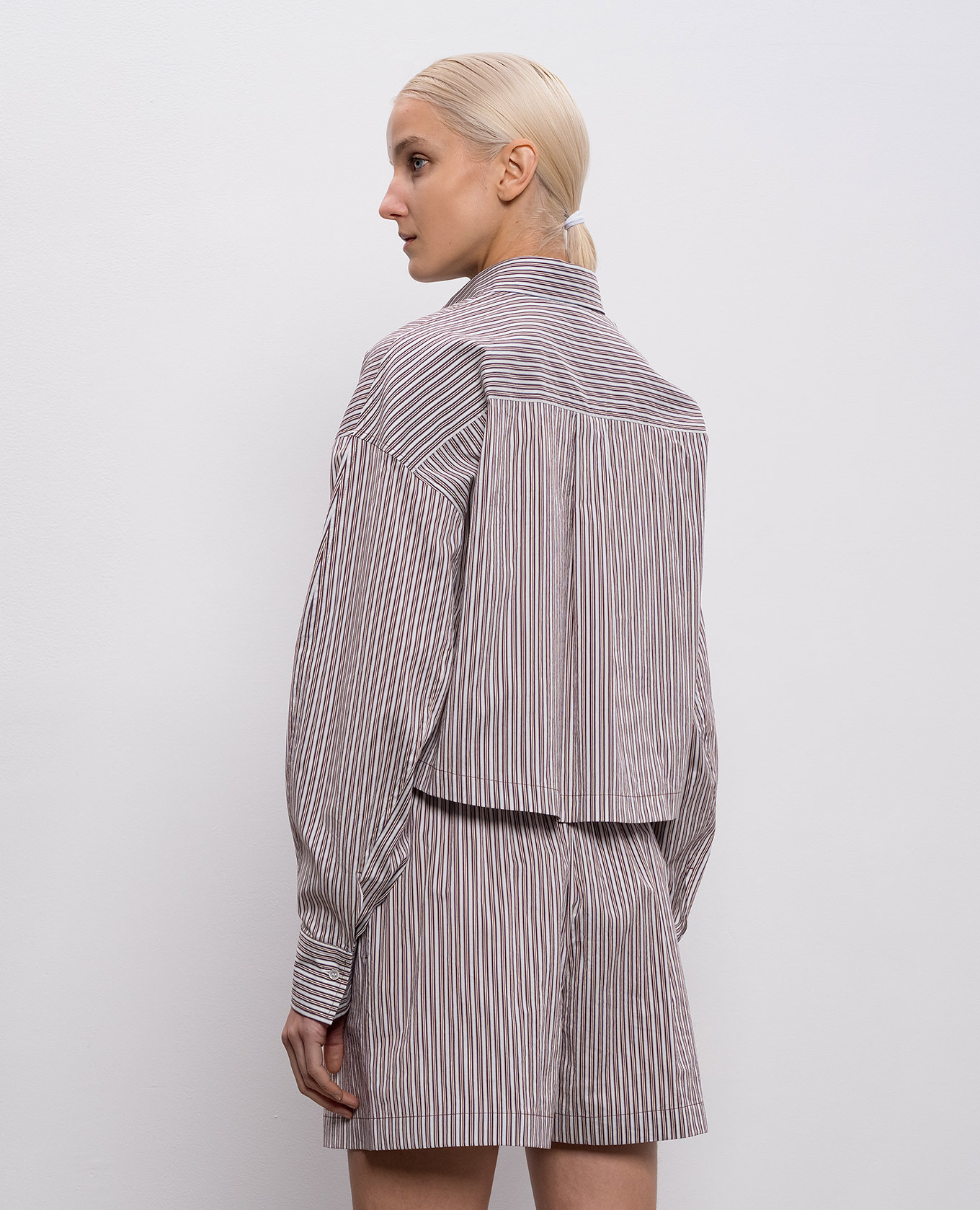 Striped silk shirt Brunello Cucinelli 4