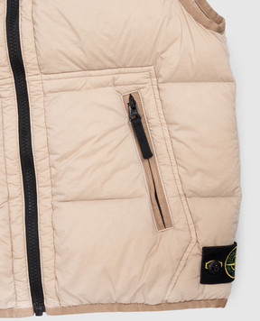 Stone Island Children's beige down vest L2S16G100001S002814