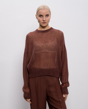 Brunello Cucinelli Brown wool sweater M2I776830