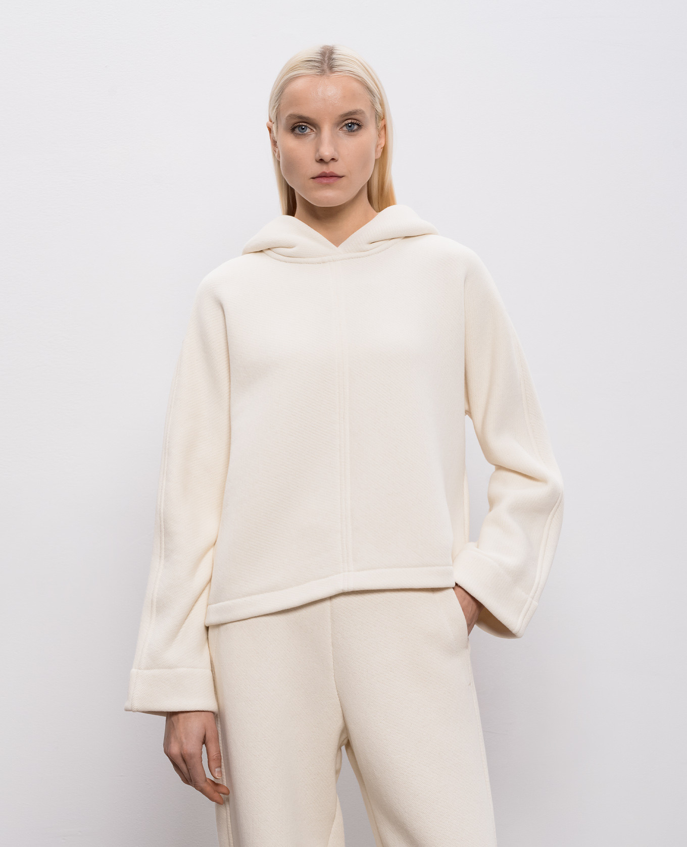 

PERE ivory hoodie Max Mara, Beige