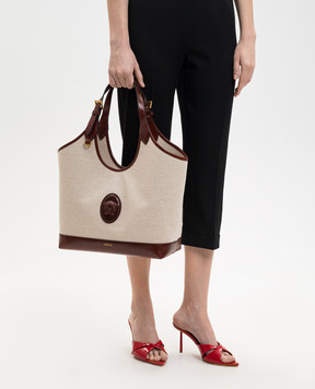 Versace Rivière beige tote bag 10243231A17864
