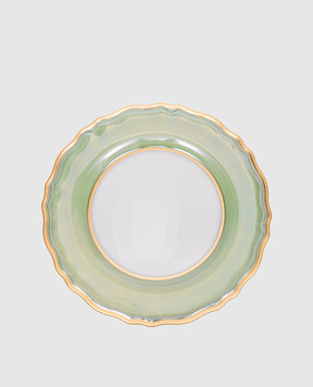 Griffe Green glass serving plate BO13127VE