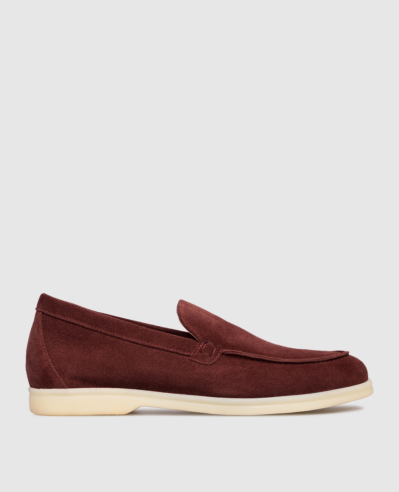 

Burgundy suede loafers Babe Pay Pls