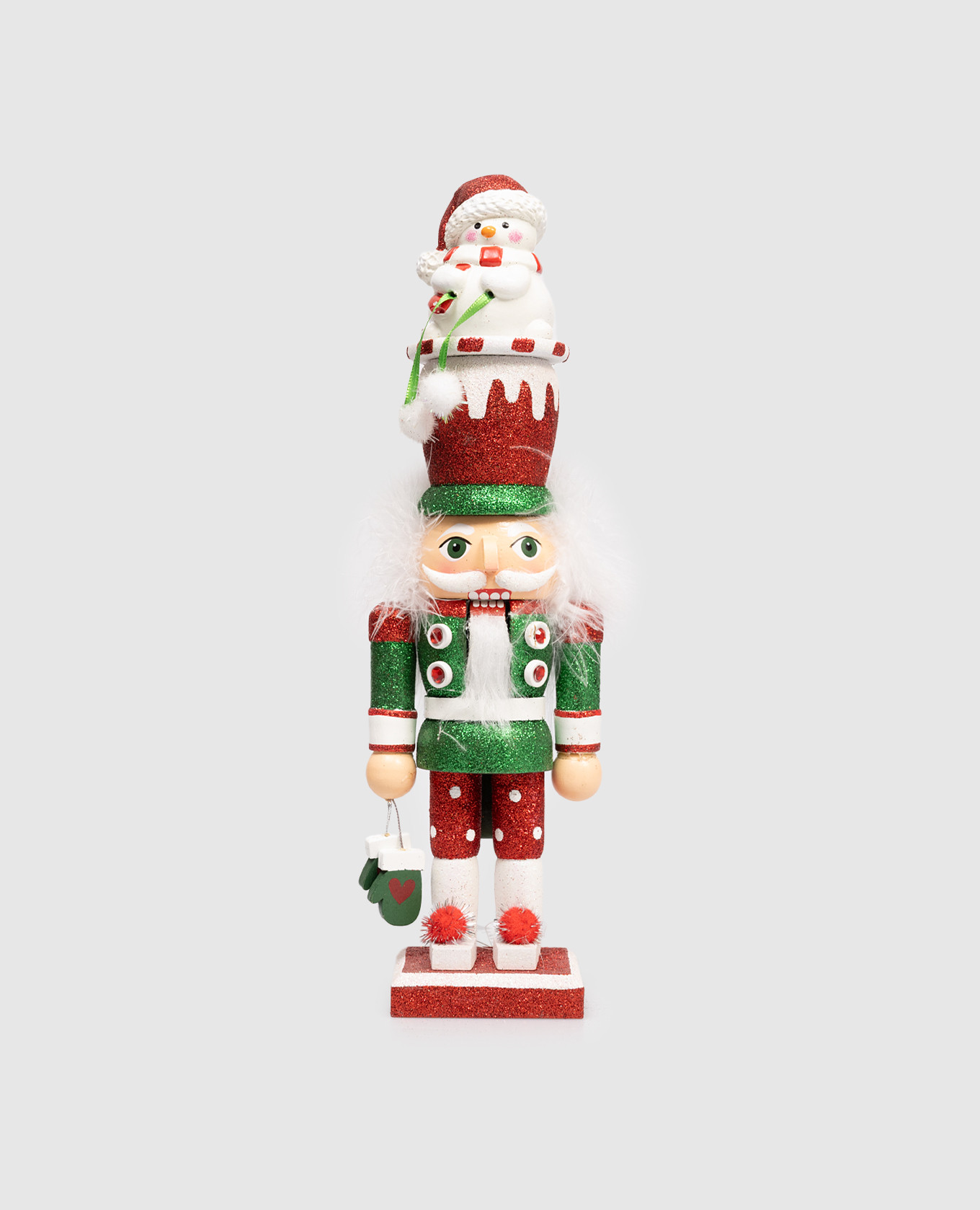 

Hollywood Snowman Hat-Nutcrackers figurine Kurt Adler, Red