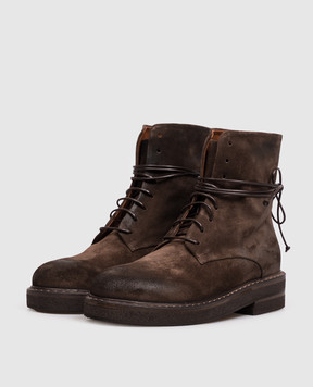 Marsell Parrucca brown suede boots MW2952P024