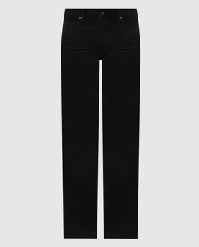 Tom Ford Black jeans with logo patch DPH001DMC084