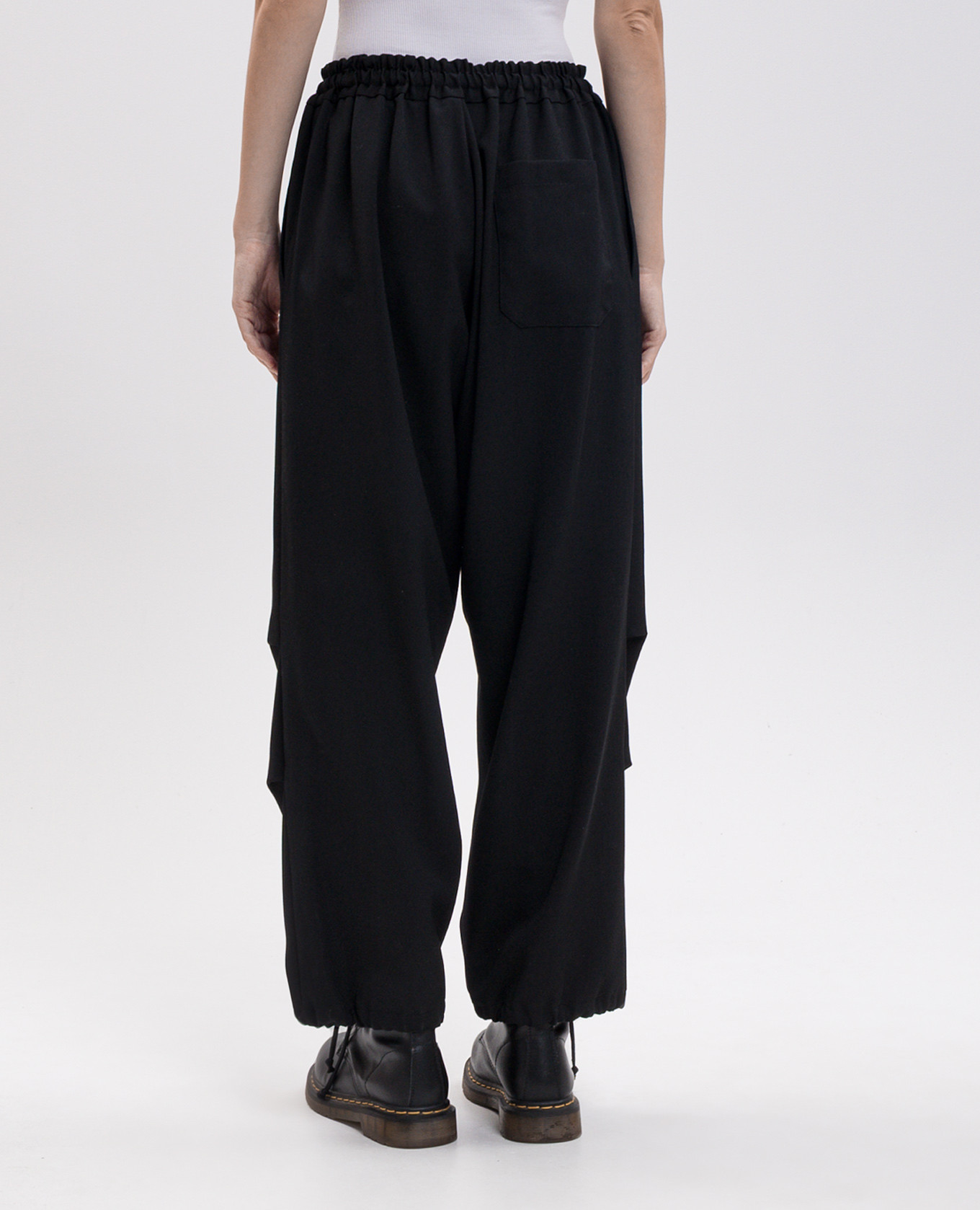 Black wool pants Y`S Yamamoto 4