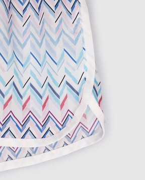 Missoni Children's blue patterned shorts MY6A39N04121213
