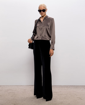 Etro Black velvet pants WREA001499TCD01